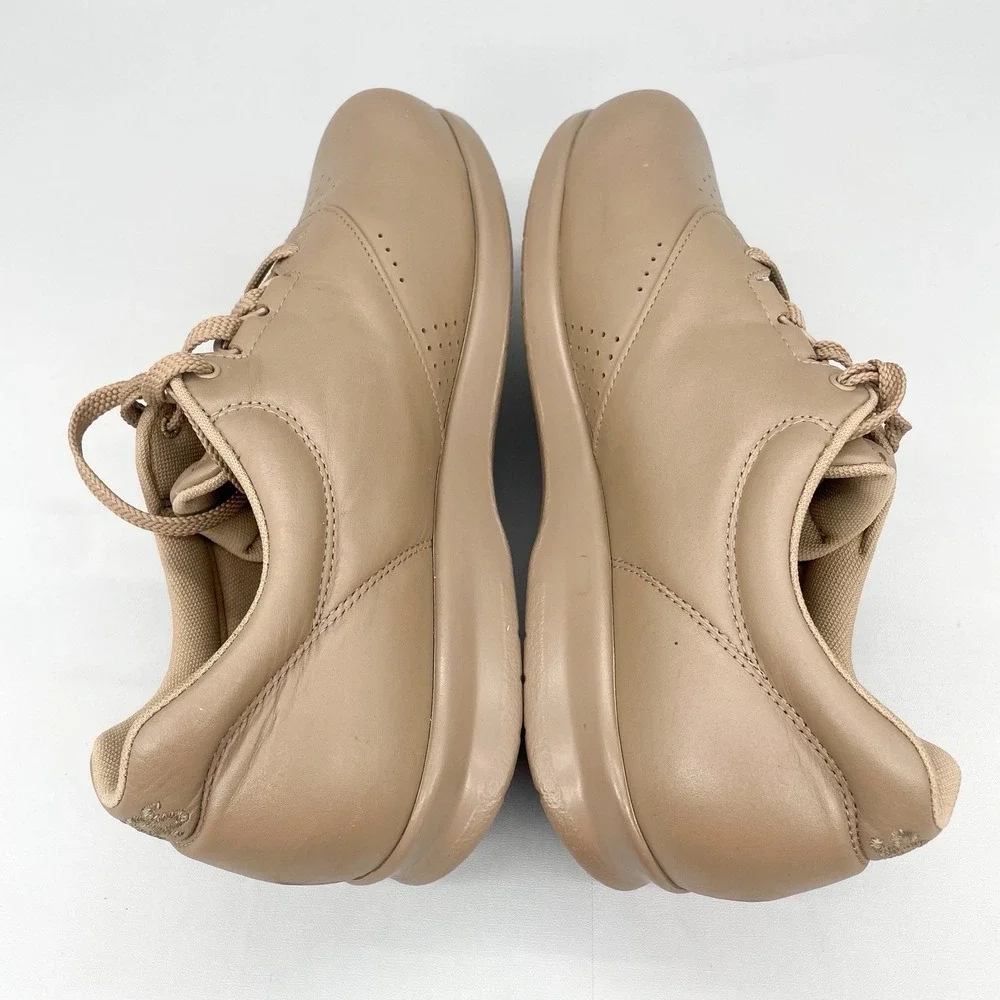 SAS Womens 10M Free Time‎ Sneakers Shoes Beige Leather Walking Comfort Casual